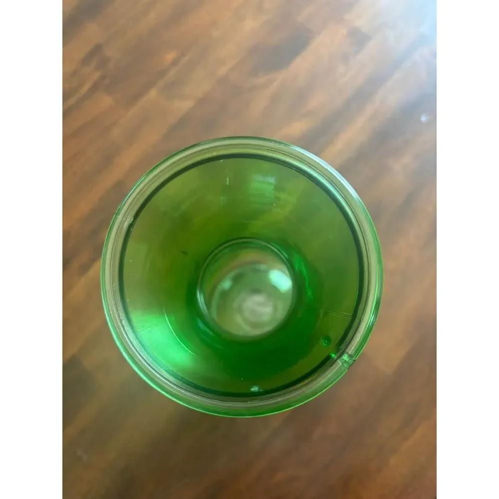 1 Liter Green Glass Carafe